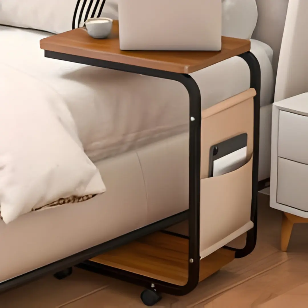 Table d’Appoint Moderne en Forme de C