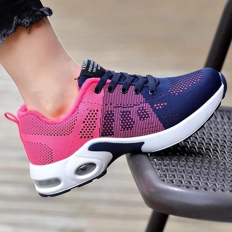 حذاء نسائي وردي مناسب للمشي