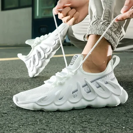 حذاء رياضي مريح للرجال - مقاومة للاهتراء ،  مضاد للتصادم