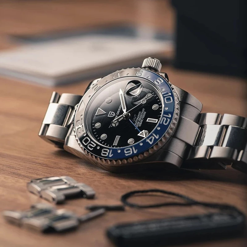 ساعة رجالية أوتوماتيكية PAGANI DESIGN GMT – إصدار V3 (40 ملم)