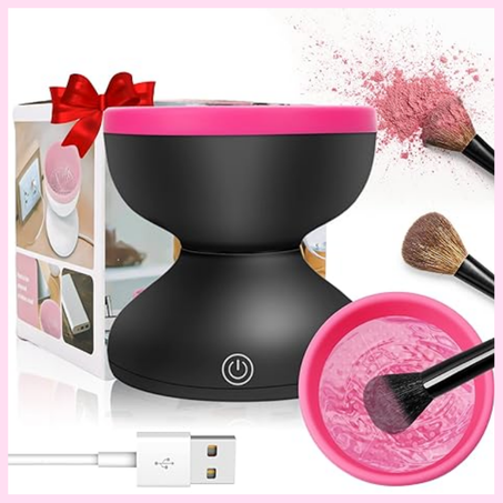 منظف فرشاة المكياج الكهربائي