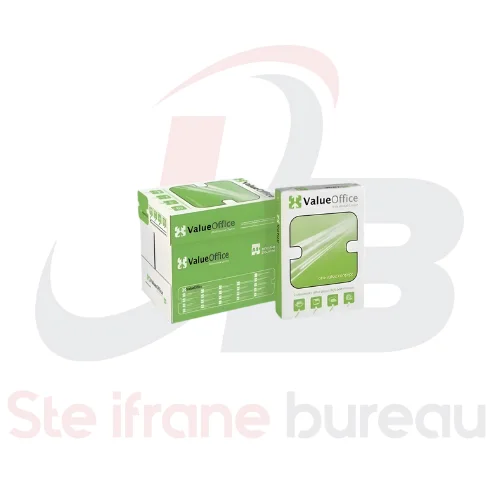 Lot de 5 Ramettes Value Office A4 80g | Papier Blanc Multifonction – 2500 Feuilles – Qualité Bureau & Économies Assurées