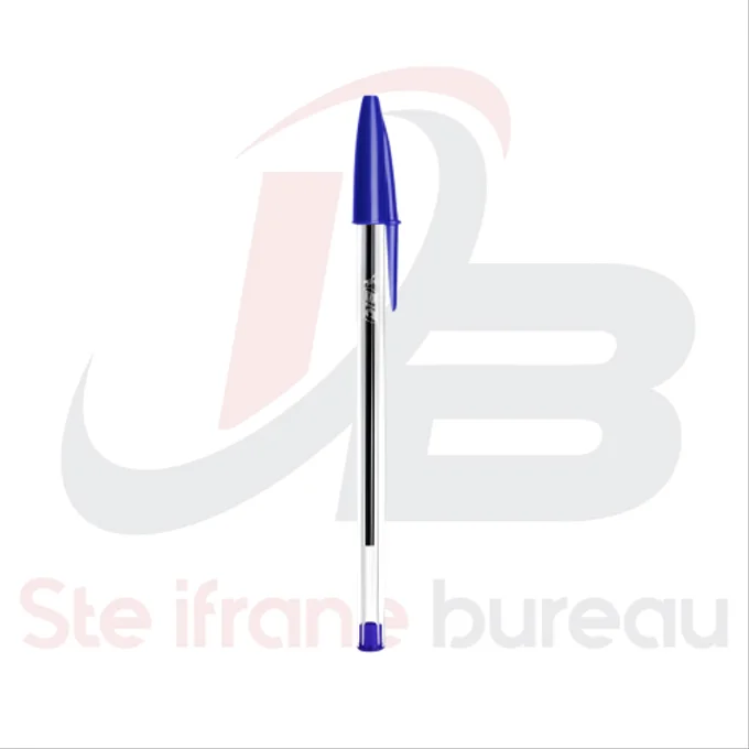Stylo Bleu Bic Crystal