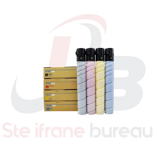 Pack 4 Toners Compatibles Konica Minolta TN321 | Noir + Cyan + Magenta + Jaune – Pour Bizhub C224 / C284 / C364