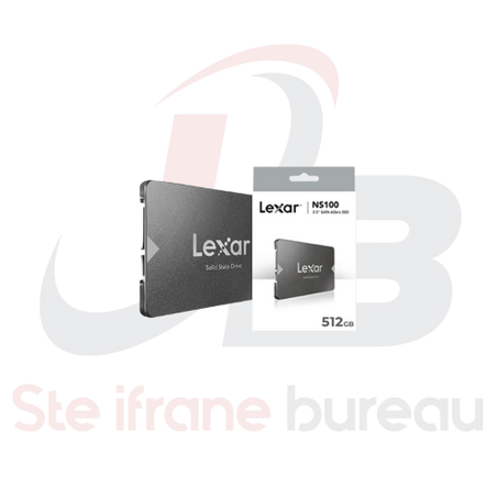 Lexar NS100 – SSD 512GB SATA 6Gb/s | Accélérez Votre PC en Quelques Minutes
