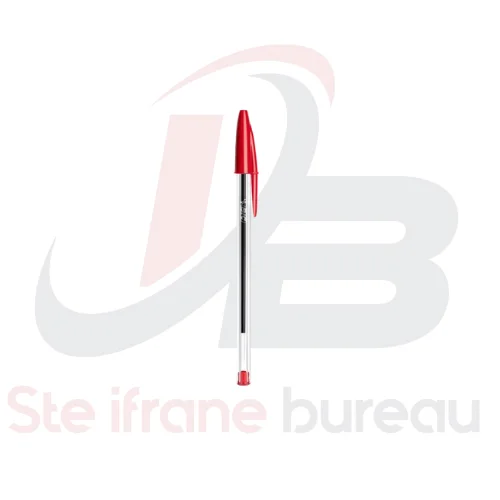 Stylo BIC Cristal Rouge | Correction & Écriture Précise
