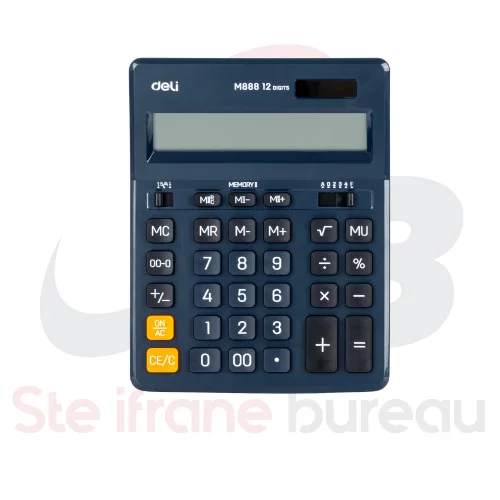 Calculatrice de Bureau Deli M888 (12 Chiffres) – Fiable, Rapide et Efficace