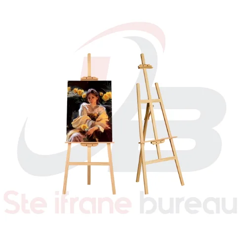 Chevalet de Peinture MONDO – Bois 1m50 | Support Stable & Professionnel pour Artistes & Étudiants