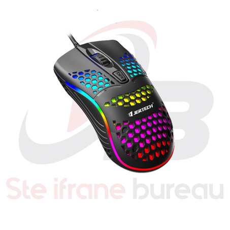 Souris Gaming RGB JERTECH XP12 MONDO | Haute Précision & Design Ergonomique