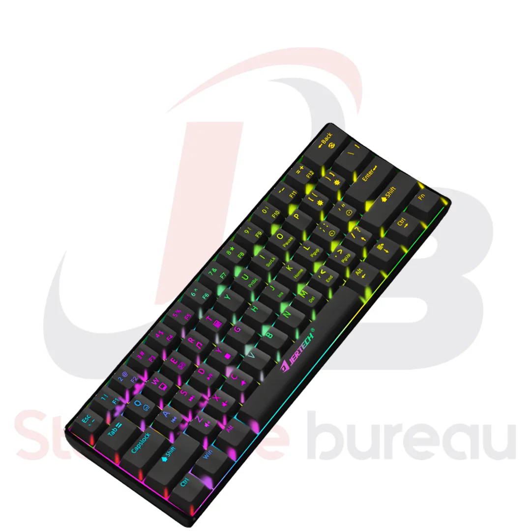 Clavier Gaming RGB JERTECH JK540 MONDO | 61 Touches Compactes