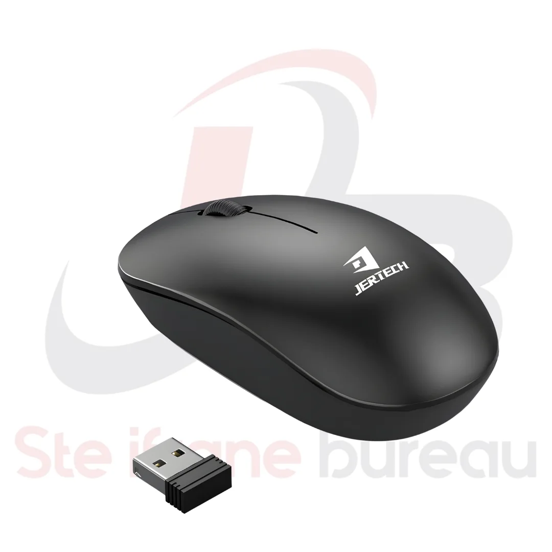 Souris Sans Fil JERTECH JR-8 MUTE | Silencieuse, Ergonomique & Éco-Énergétique