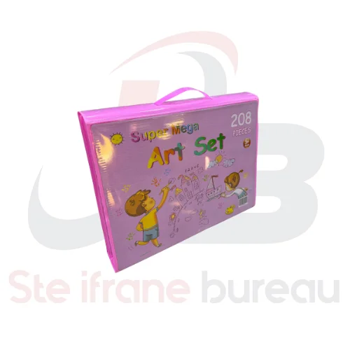 Super Mega Art – Mallette Créative 208 Pièces | Le Coffret que les Enfants Adorent… et que les Parents Avisés Prennent Avant la Rupture
