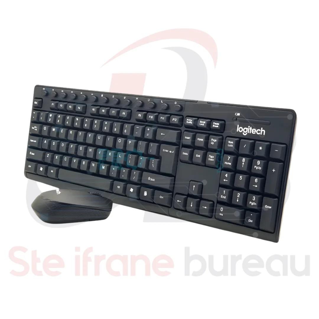 Pack Clavier + Souris Sans Fil LOGITECH MK290 | Silencieux, Fiable & Ergonomique