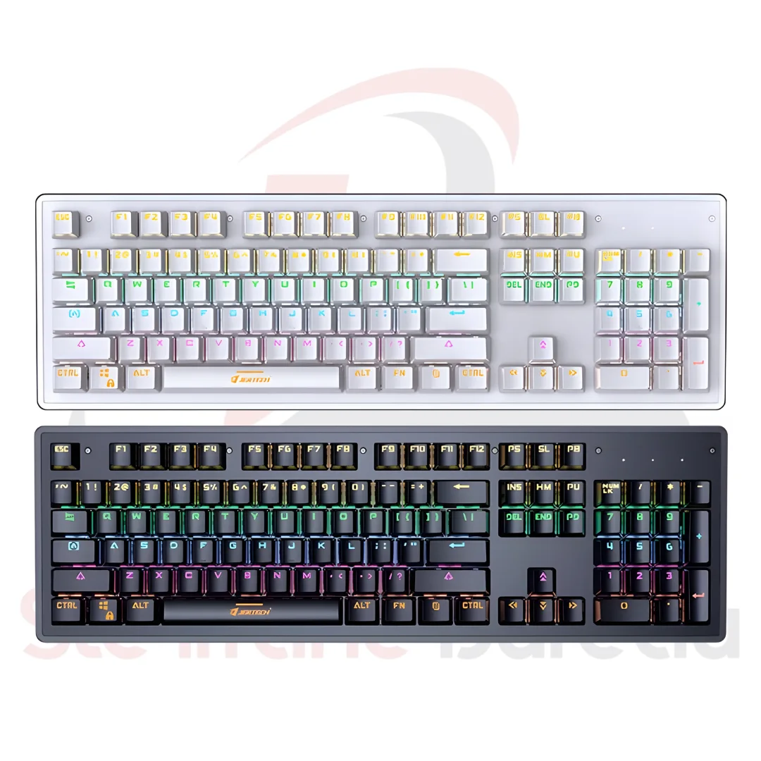 Clavier Gaming JERTECH Sprint JK520 MONDO | 104 Touches RGB Haute Performance