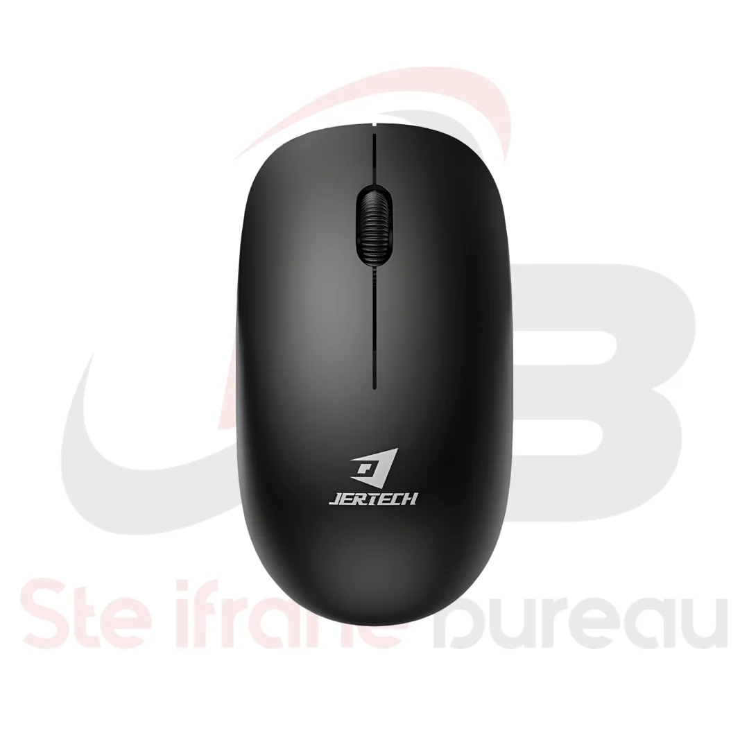 Souris Sans Fil JERTECH JR-8 MUTE | Silencieuse, Ergonomique & Éco-Énergétique