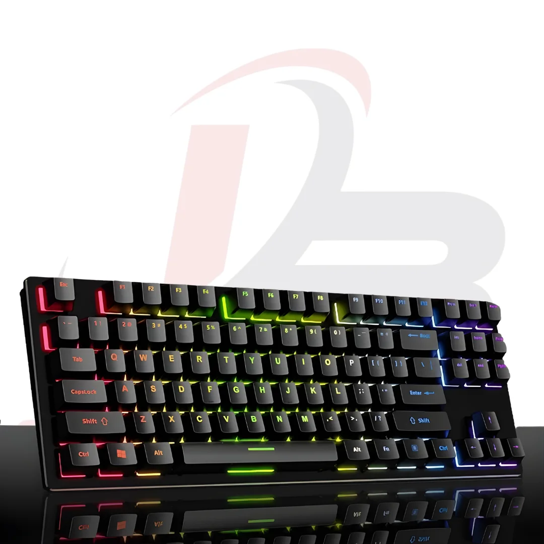 Clavier Gaming JERTECH Master JK510 MONDO | 87 Touches RGB Compact Haute Précision