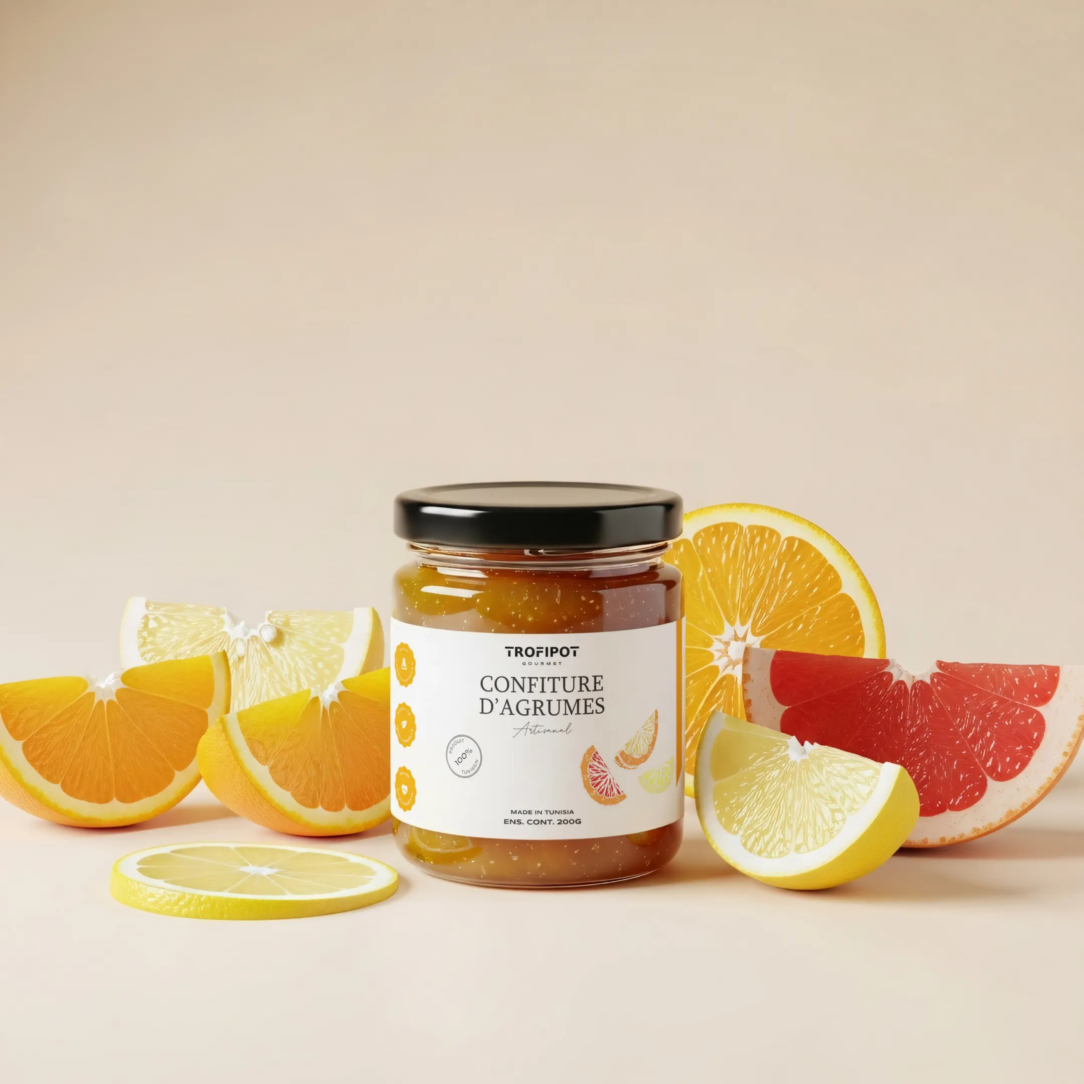 Confiture d'agrumes