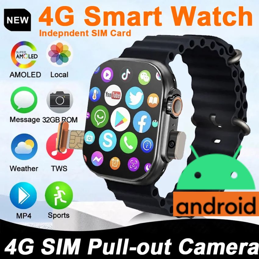 ساعة ذكية 4G - ابق على اتصال في أي مكان! ⌚🔥