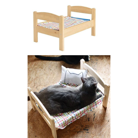 سرير خشبي فاخر لقطتك في الشتاء – الدفء والأناقة فمكان واحد