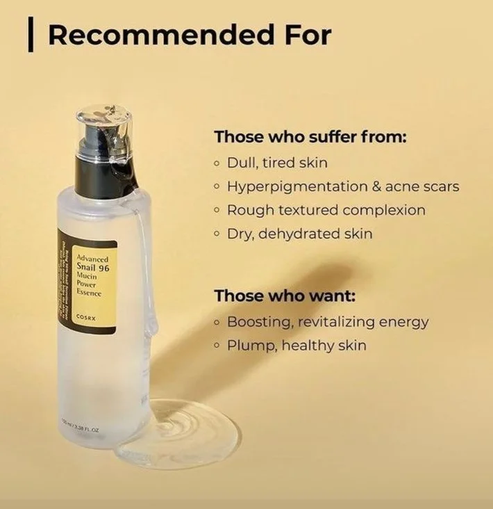 كوسركسAdvanced Snail 96 Mucin Power Essence