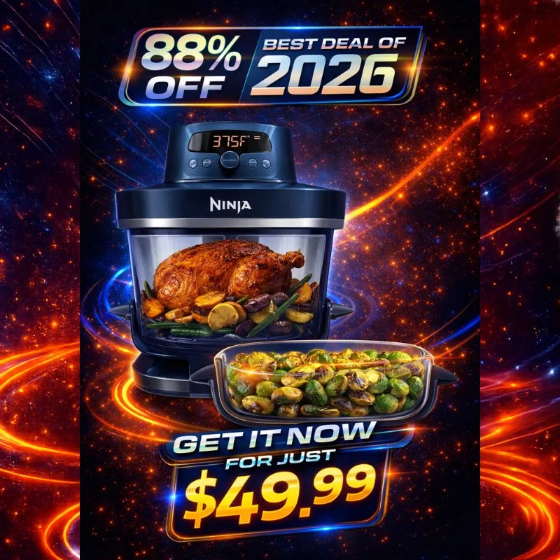 Ninja Crispi Pro 6-in-1 Glass Air Fryer | 6qt & 2.5qt Glass Containers with Storage Lids | Non-Toxic | Meal Prep, Microwave, Freezer & Dishwasher Safe | Air Fry, Bake & More | Cyberspace | AS