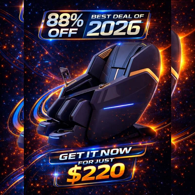 Massage Chair 4D with Zero Gravity Full Body with Voice Control,Back Heating,Bluetooth Speaker,Foot 4D Massage Chair