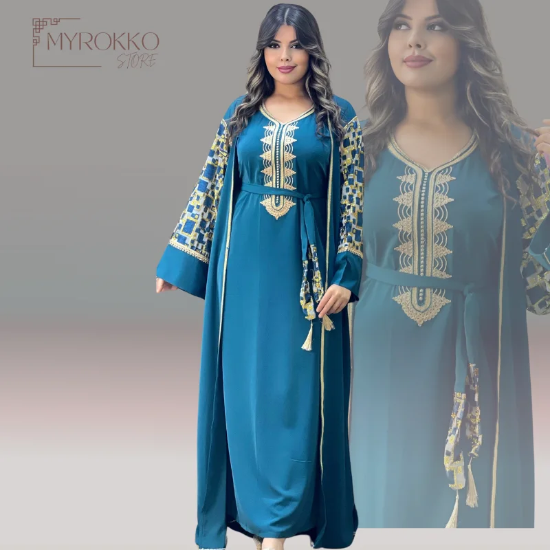 كيمونو 2 بياس كريب كمام ثليجة حرة