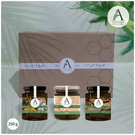 العسل الملكي ( عسل الخروب - عسل الأعشاب - حبوب اللقاح )