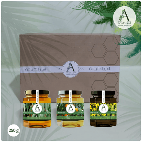 العسل الثلاث ( الدغموس - الليمون - الأوكالبتوس )