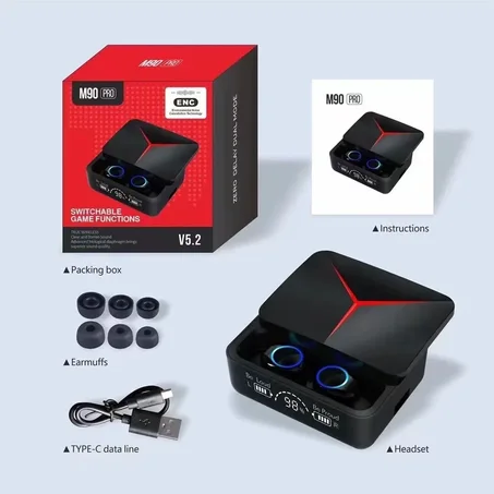 سماعة مزودة ببنك طاقة M90 Pro