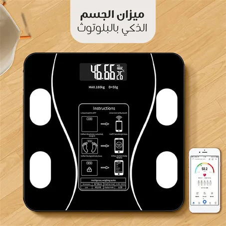 يحتوي هذا المعرض على مقاطع فيديو للمنتج     تحميل جميع صور المنتج على جهازك تحميل جميع فيديوهات المنتج على جهازك ميزان دهون الجسم ذكي