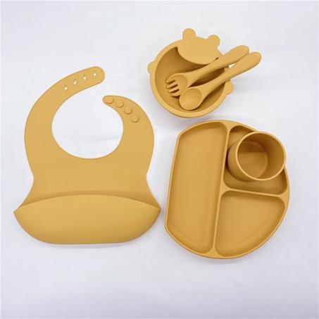Ensemble d’alimentation silicone 5 Pcs