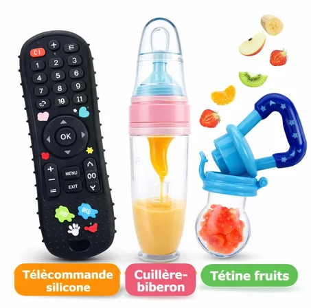 Pack Bébé Intelligent – 3 Produits Essentiels 🕹️🍭🍼
