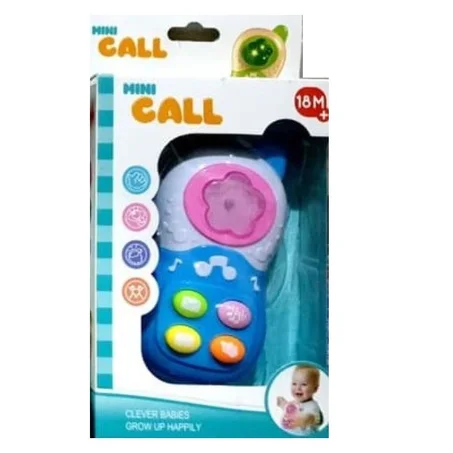 téléphone portable musical pour enfant avec lumière à piles -