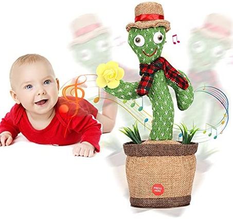 دمية الصبار الراقصة بالبطارية