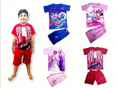 Pyjama demi manche animée