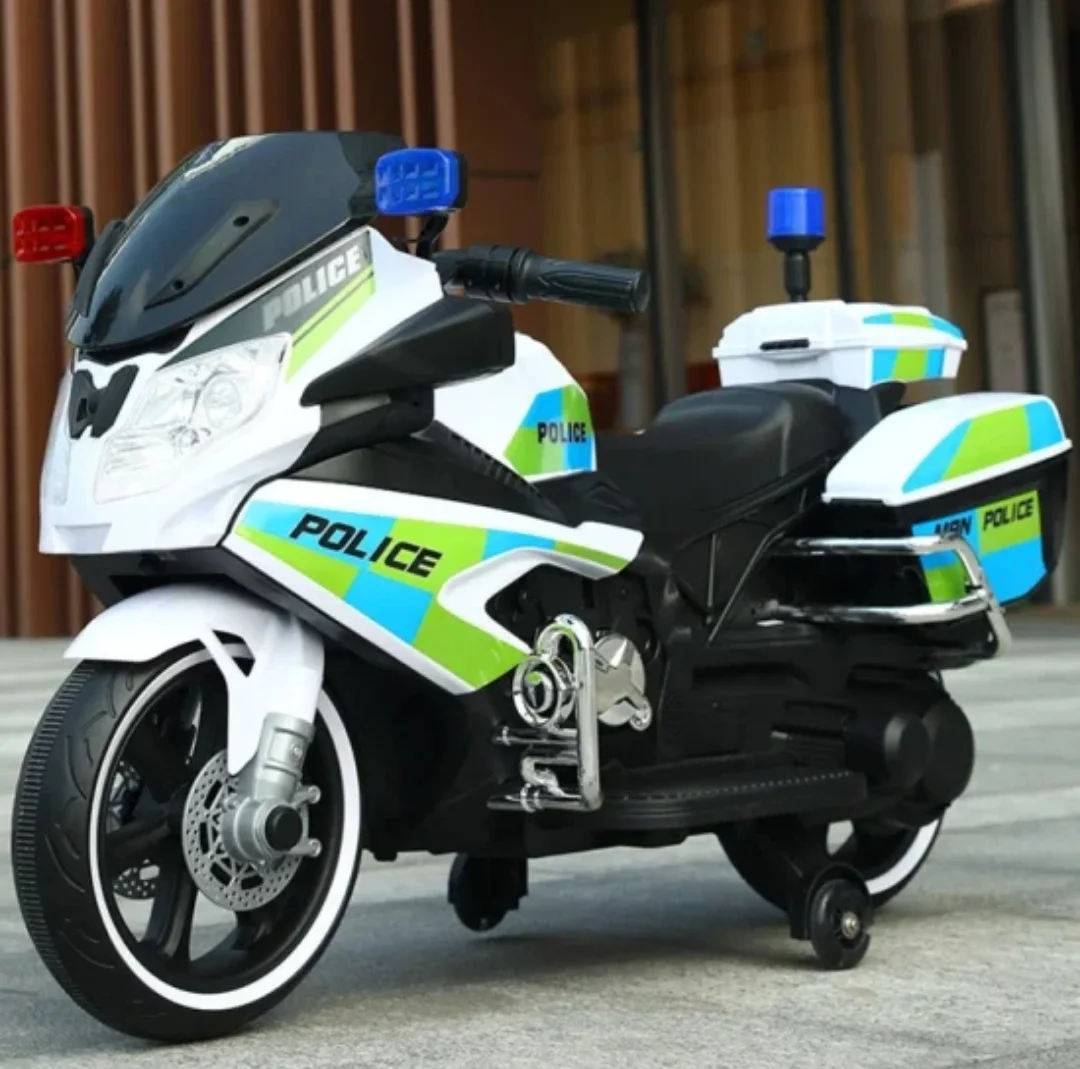 Playmobil - Moto De Police Avec Lumière Clignotante - Ref. 4262 - Occasion, Jouet Collection