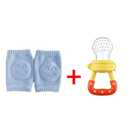 واقي الركبة + مصاصة فواكه