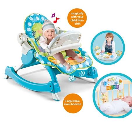 Chaise berçante multifonctionnelle pour enfants