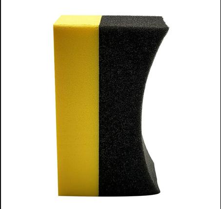 Éponge applicateur de dressing pneus – Poignée ergonomique antidérapante