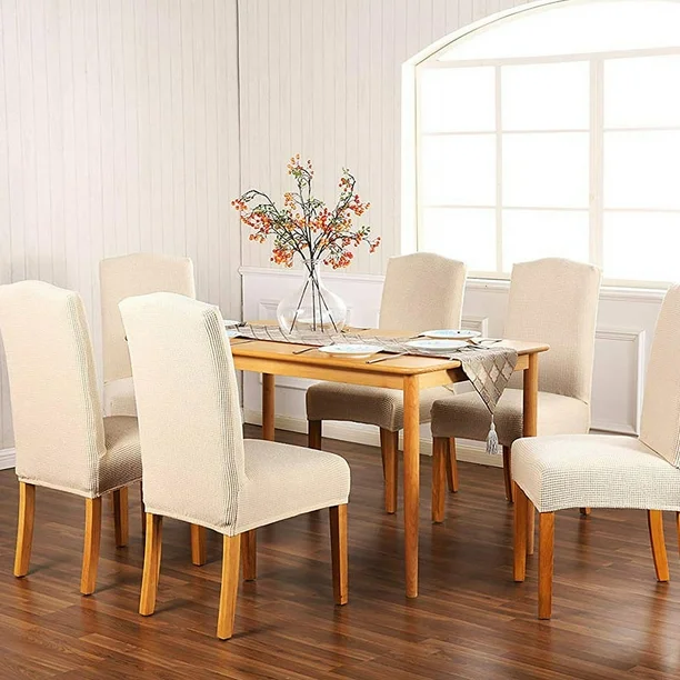 غطاء كرسي مخملي ل 6 كراسي {⭐⭐⭐⭐⭐}4.9/5