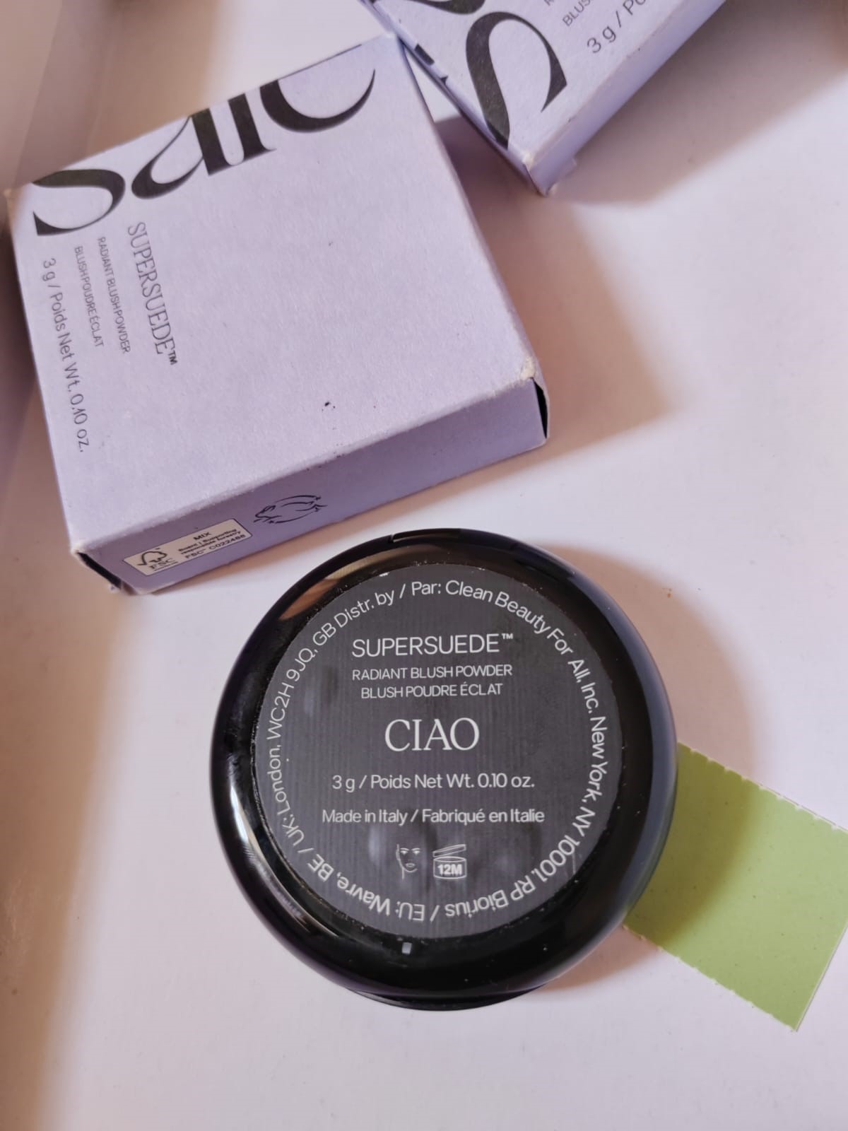 Saie SuperSuede Talc-Free Powder Blush