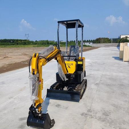 In USA Mini Excavator 1 Ton Digger 13.5hp Gas Tracked Crawler B&S EPA Engine