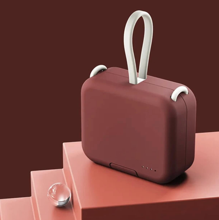 Red Multifunctional Powerbank ''TypeC & Iphone''