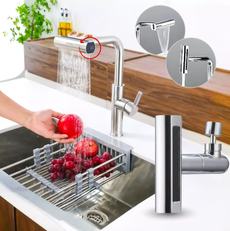 Grifo para Cocina 4 en 1 Cascada 360°