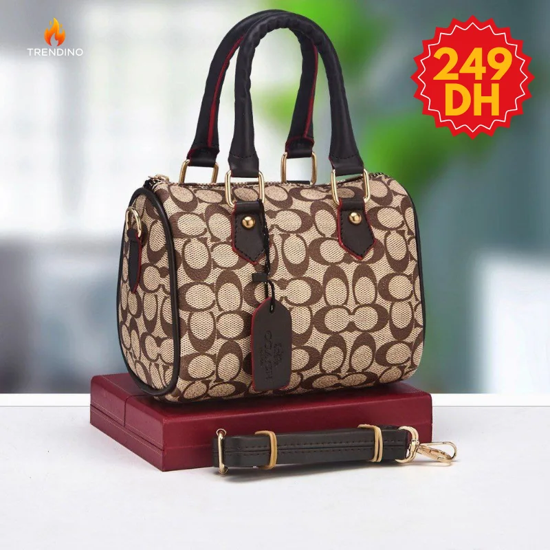 حقيبة يد فاخرة بتصميم عصري ولمسات فخمة