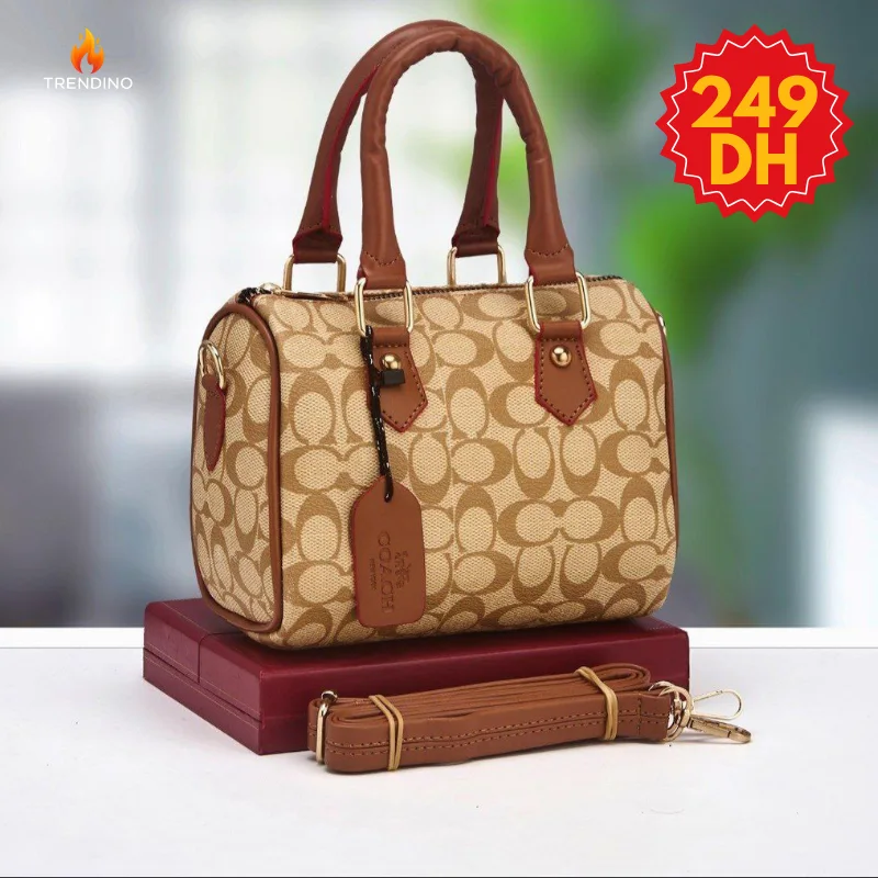 حقيبة يد فاخرة بتصميم عصري ولمسات فخمة