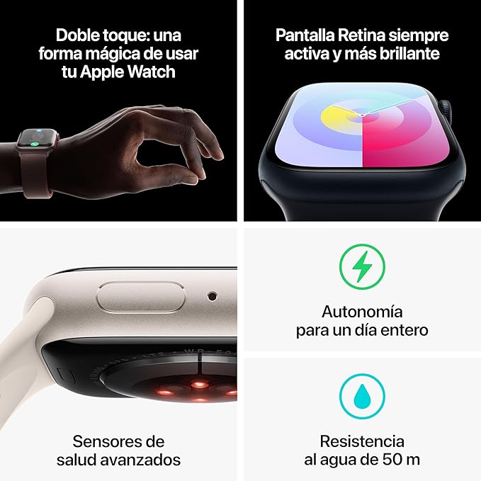 Apple Watch Series 9 45mm – أناقتك الذكية بأفضل جودة في السوق