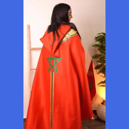 سلهام بالراية المغربية