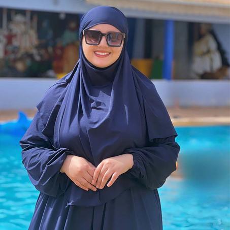 بوركيني مثالي مع خيمار التوب بولياميد